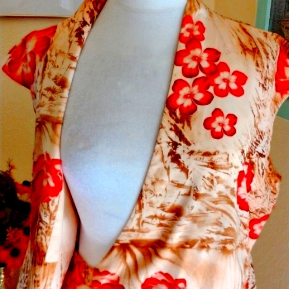 Valerie Stevens Vintage Silk Dress - Picture 10 of 15